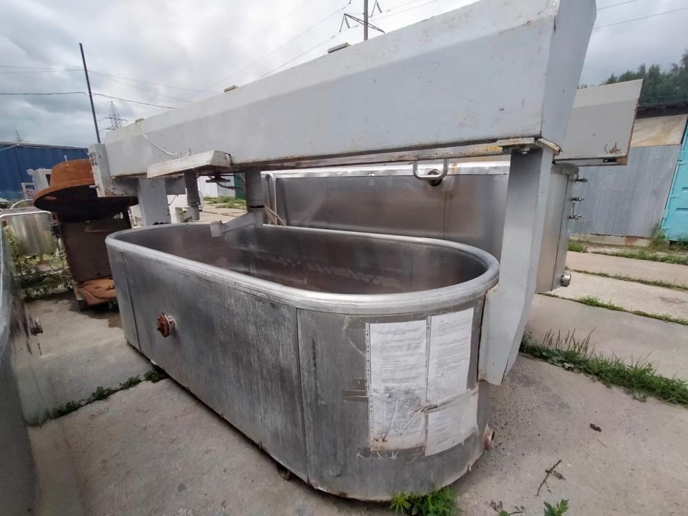 Ванна сырная Д7-ОСА 2500л с лирами инв.12828
