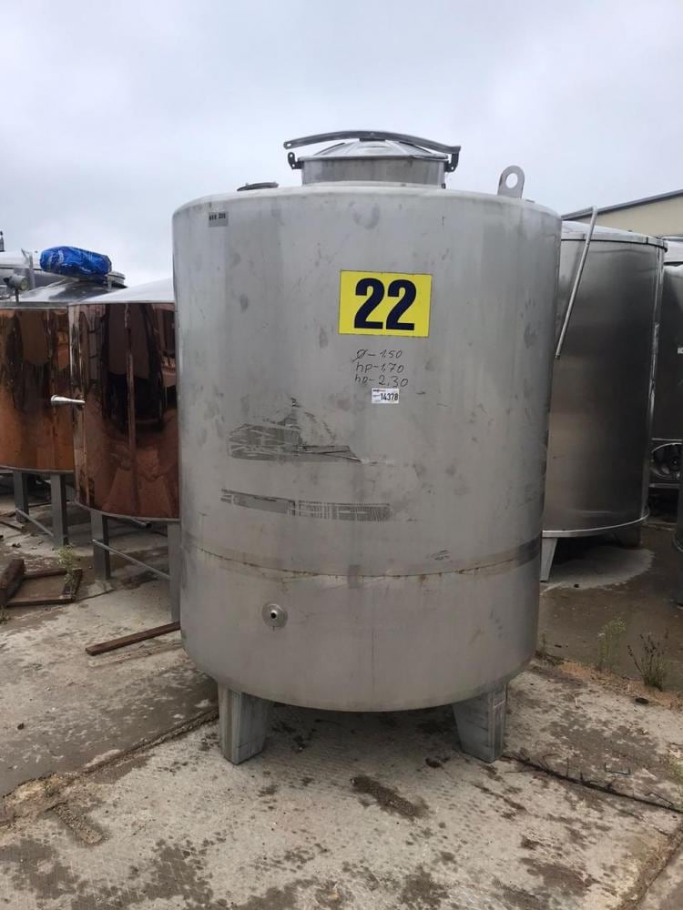 Емкость Я1-ОСВ с рубашкой 2,5 куба инв.14378