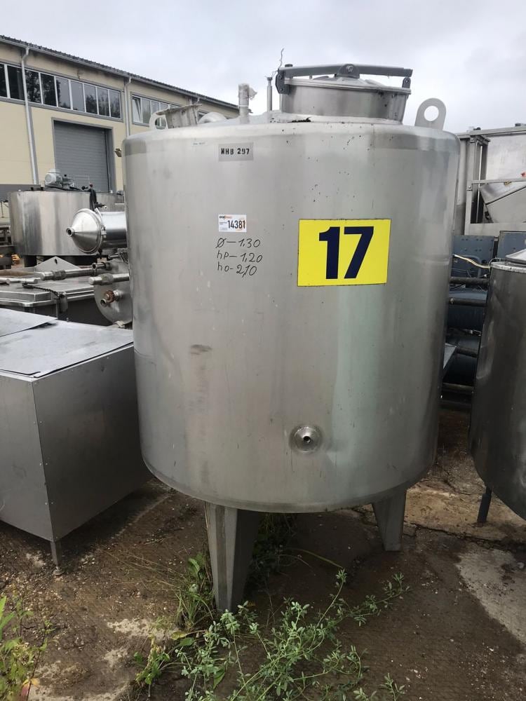 Емкость с рубашкой 1000 л инв.14381