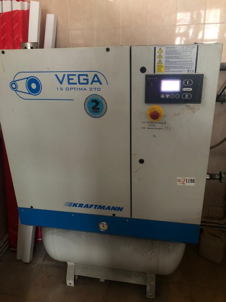 Компрессор  VEGA 15 OPTIMA 270 инв.1198
