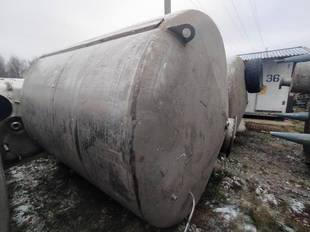 Ёмкость 6000л с рубашкой инв.10032