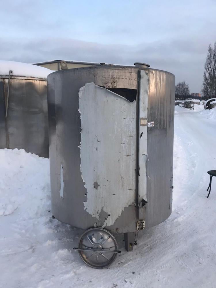 Емкость с рубашкой 2,5куб.м инв.10125