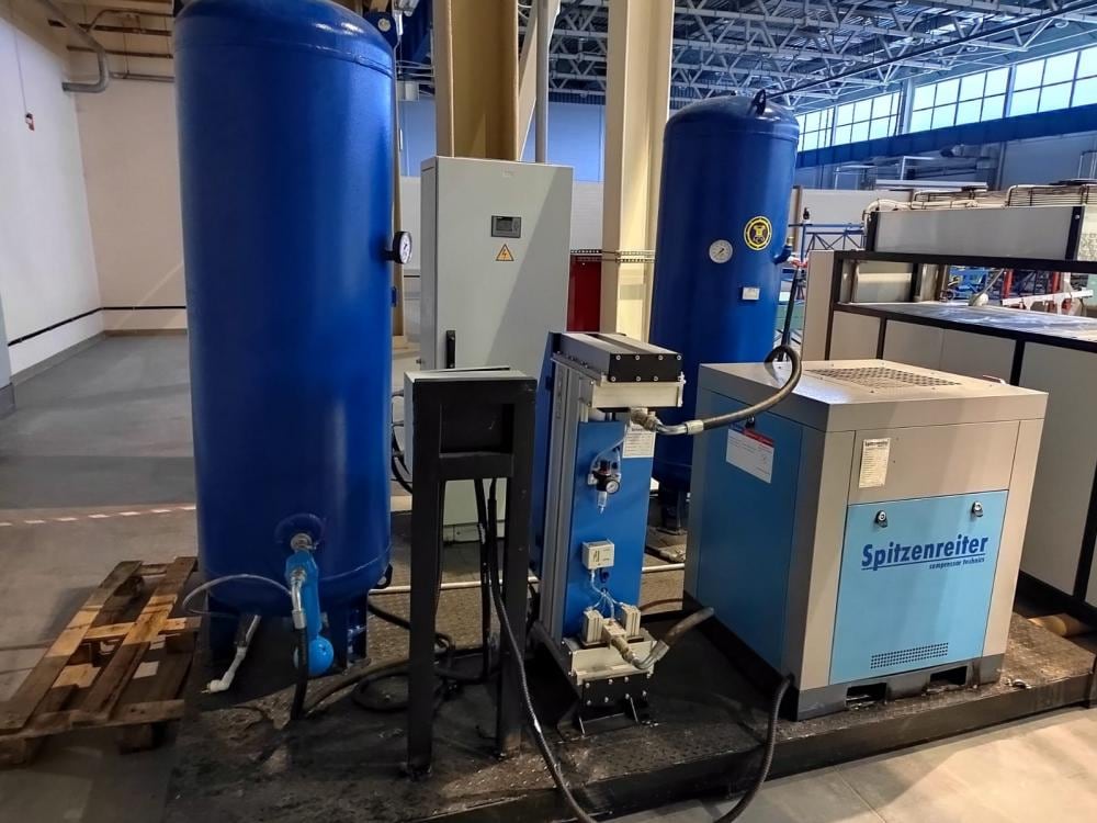 Азотная установка на раме PSN-A99,5-6