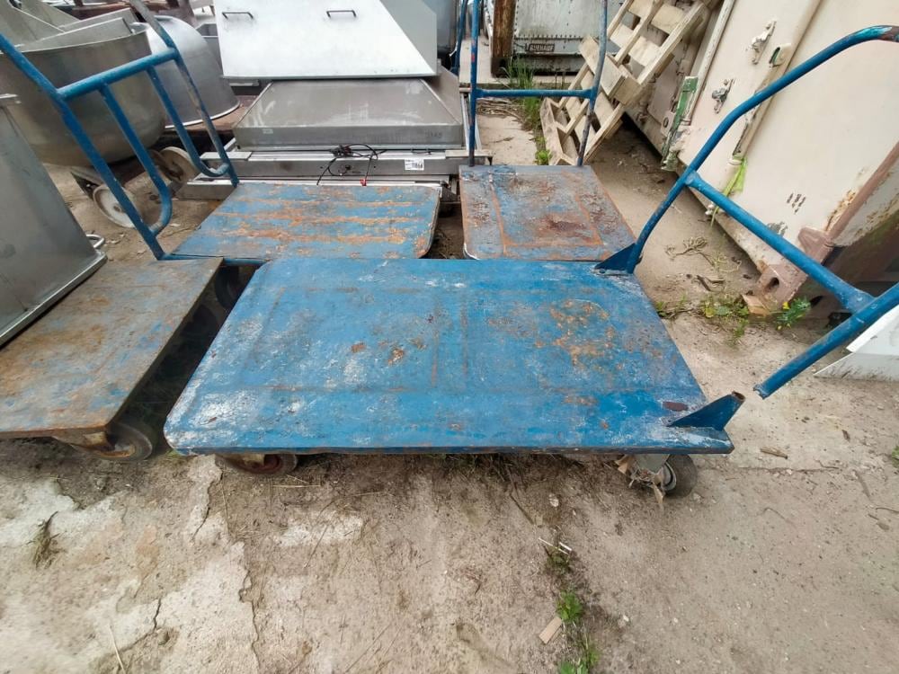 Тележки складские платформенные