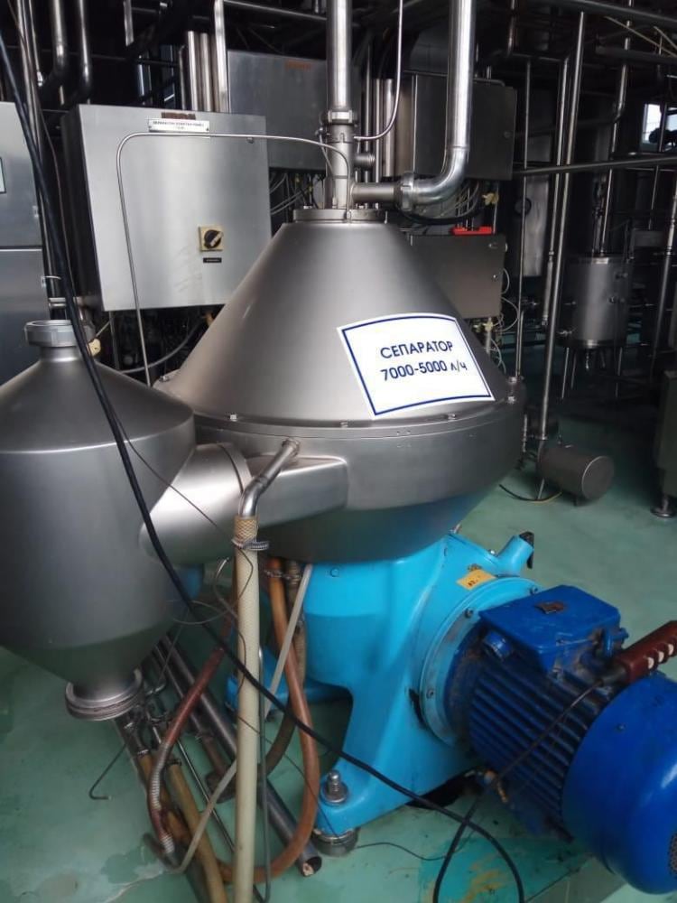 Сепаратор самоочищающийся  ALFA-LAVAL 7000-5000 л/час