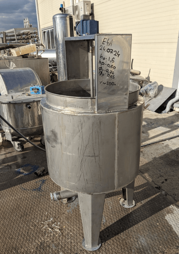Емкость объем 200 л, с рубашкой е.3340