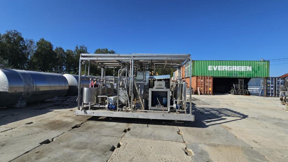 Линия пастеризации молока 2,5т инв.1690