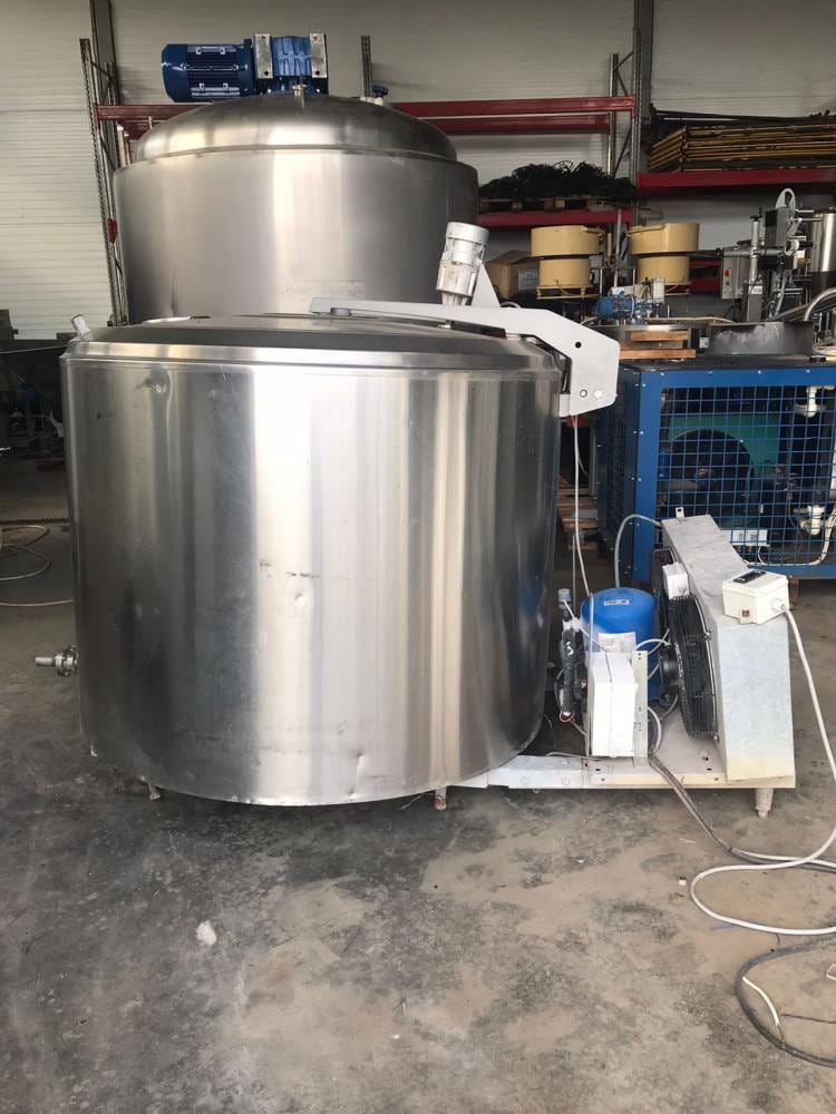 Танк охладитель ALFA LAVAL 1200л инв.10232