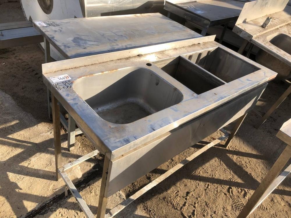 Стол моечный, раковина 3 секции инв.14691