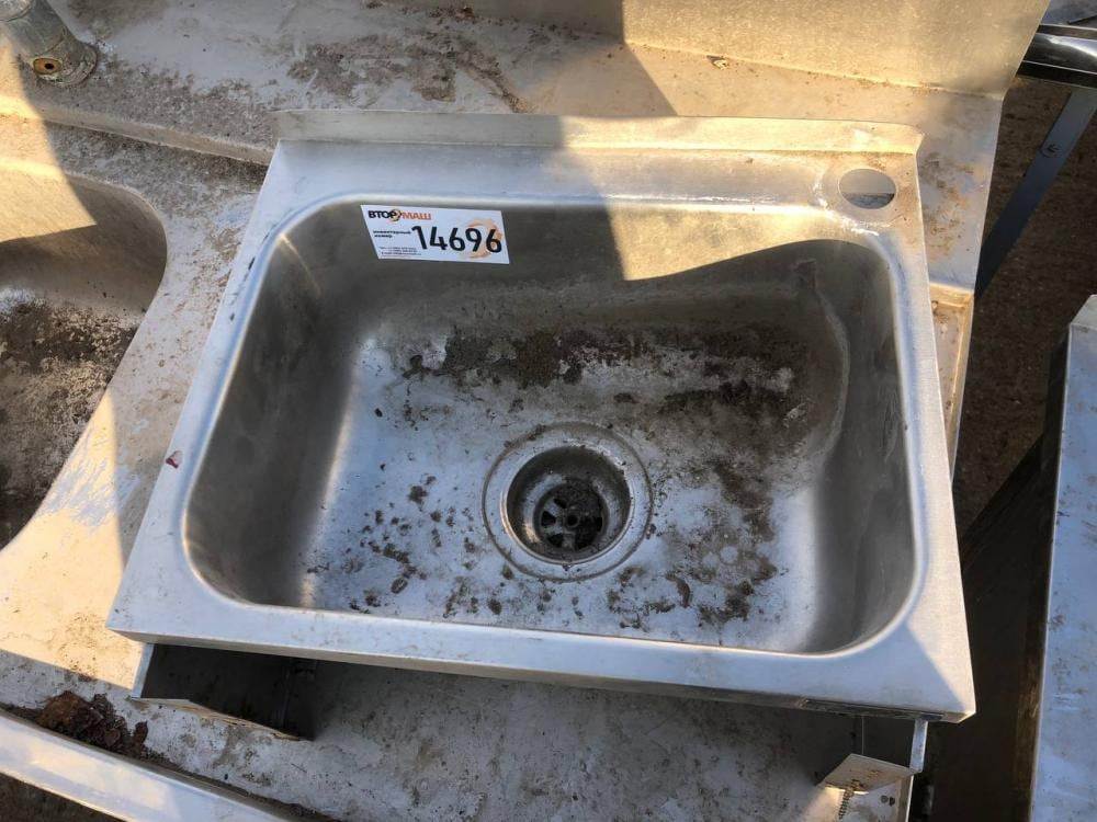Мойка из нержавейки 0,4х0,33 инв.14696