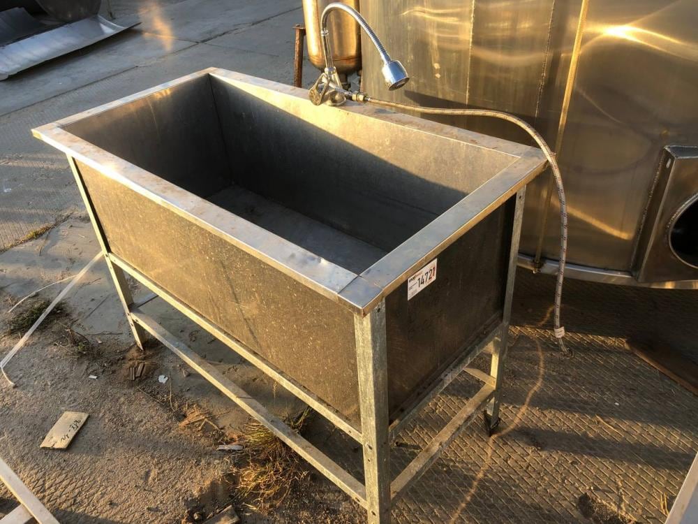 Ванна моечная со смесителем инв.14721