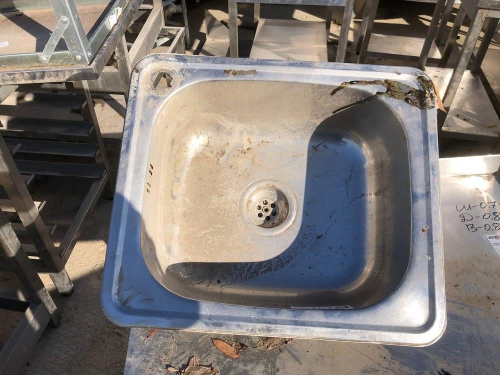 Мойка, раковина из нержавейки 0,4х0,34 инв.14767