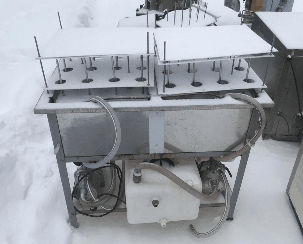 Мойка 2 секции по 50л с насосами инв.7157