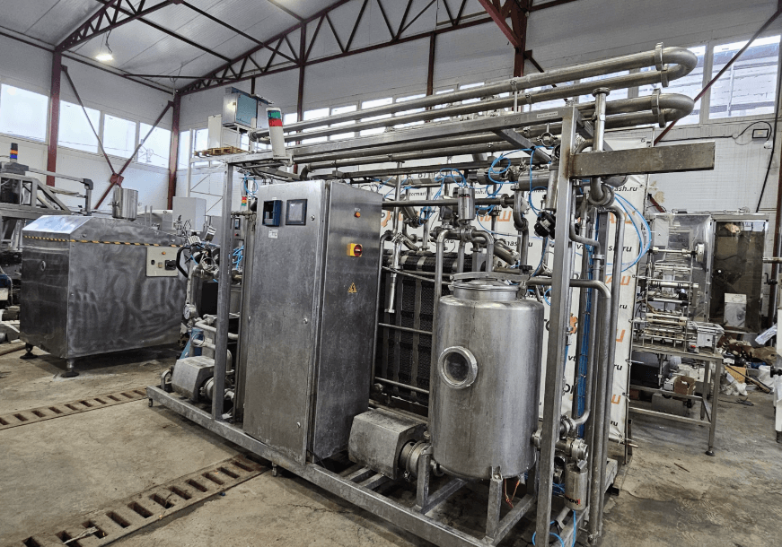 Пастеризатор с выдерживателем 5000л/час инв.11783