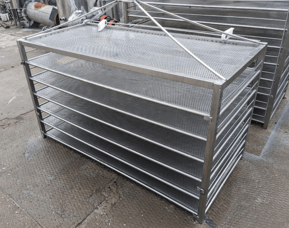 Стеллаж нержавеющий, 6 полок