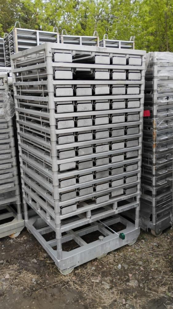 Стеллаж для прессования на 55 форм №5