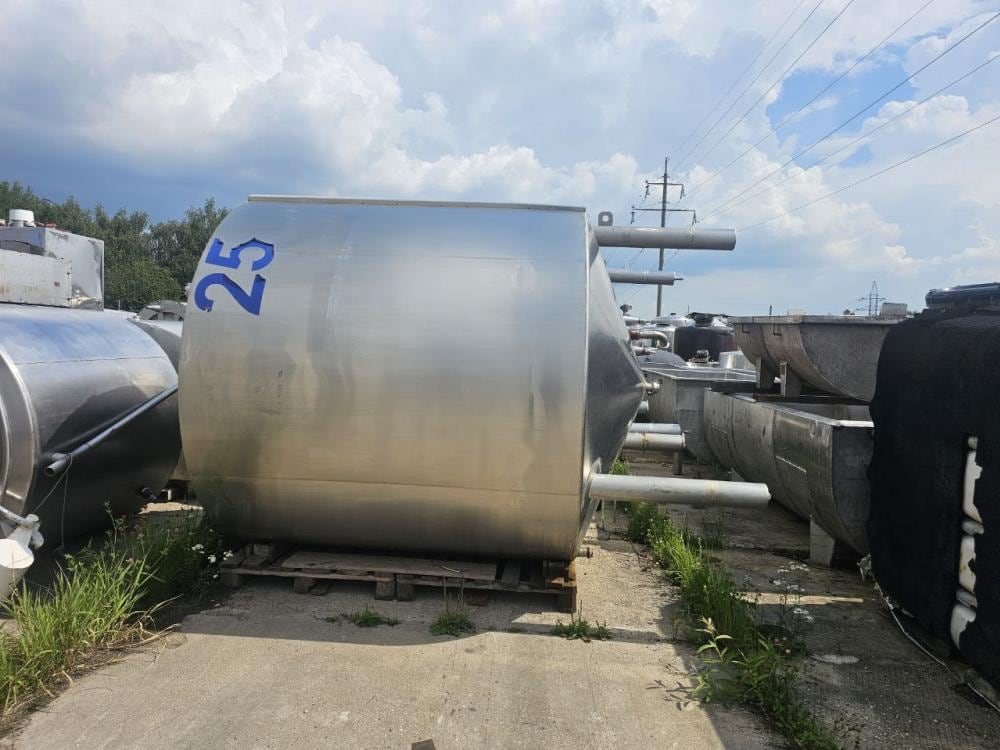 Емкость с рубашкой штрипс 6.3 м3 инв.12940