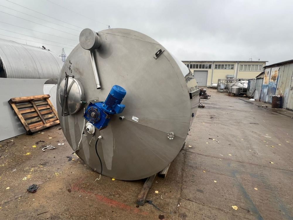 Емкость с рубашкой штрипс 6.3 м3 инв.12938