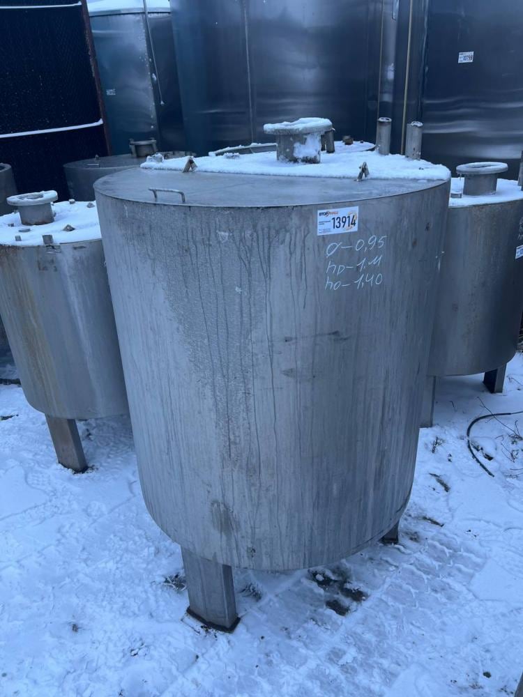 Емкость 700л  одностенная инв.13914