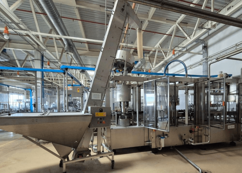 Линия розлива напитков 6000бут/час в стекло 0,5л