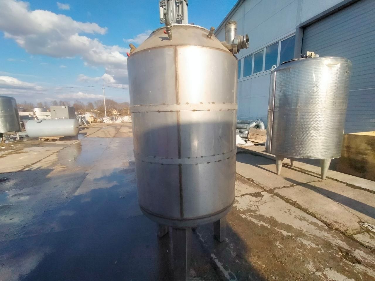 Вакуумный смеситель 1000л инв.12254