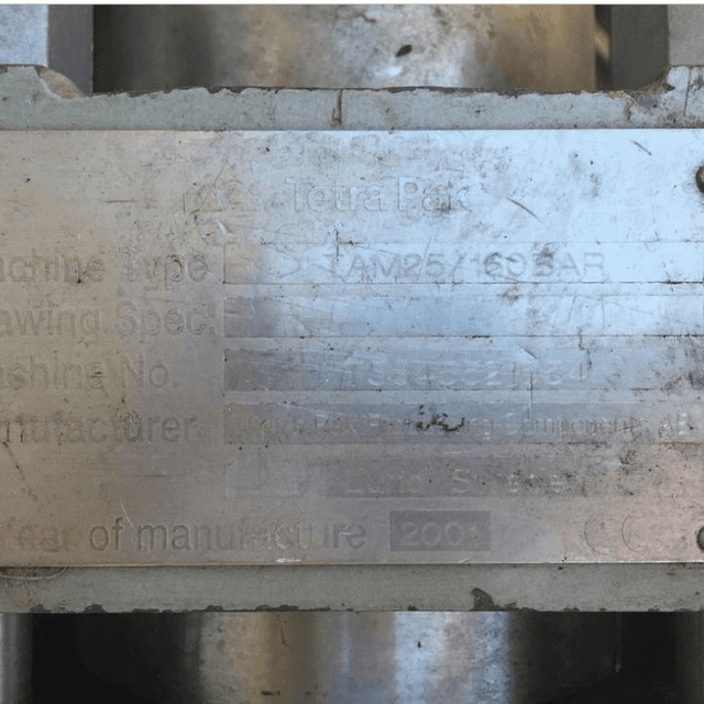 Гомогенизатор 10 тонн Tetra Pak TAM250/160 инв.6652