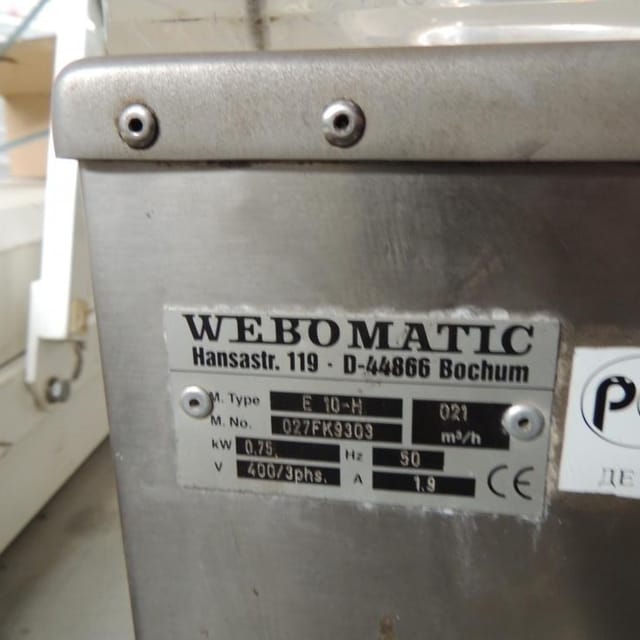 Вакуумный упаковщик WEBOMATIC инв.6649