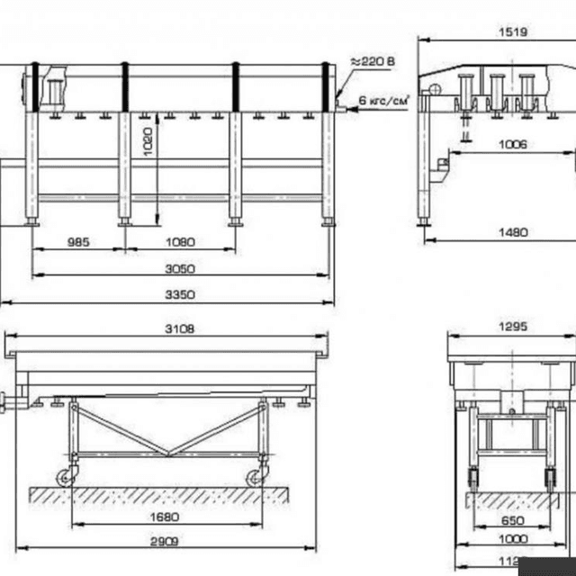 Туннельный сырный пресс