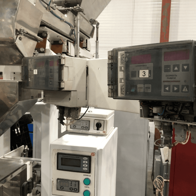 Автомат упаковки сыпучих продуктов рт-ум-21 инв.2484