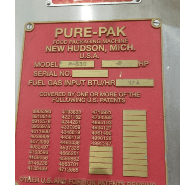 Элопак P-S30 пюр пак с пробкой.