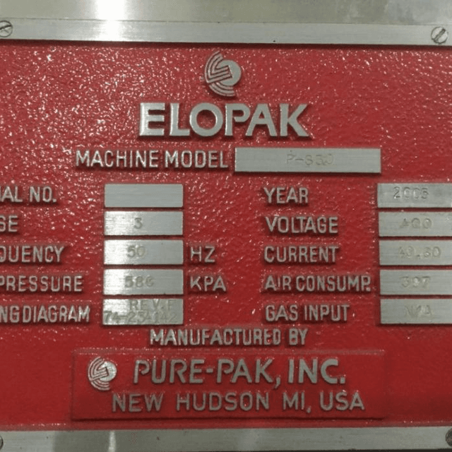 Элопак P-S30 пюр пак с пробкой.