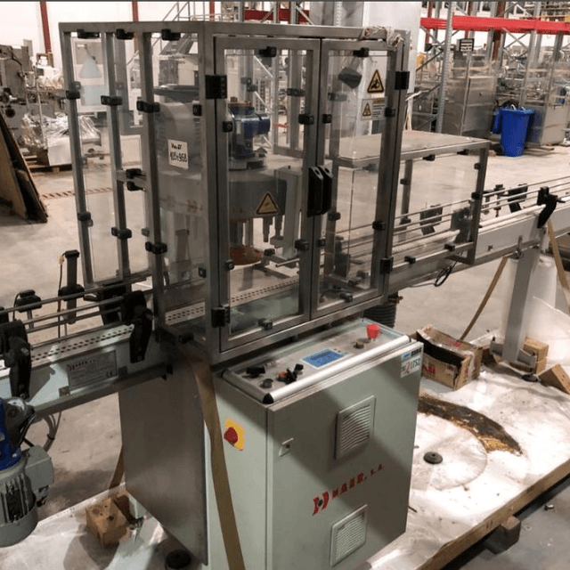 Станок обрезания кромки горлышка бутылки инв.1752