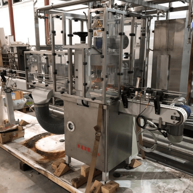 Станок обрезания кромки горлышка бутылки инв.1752