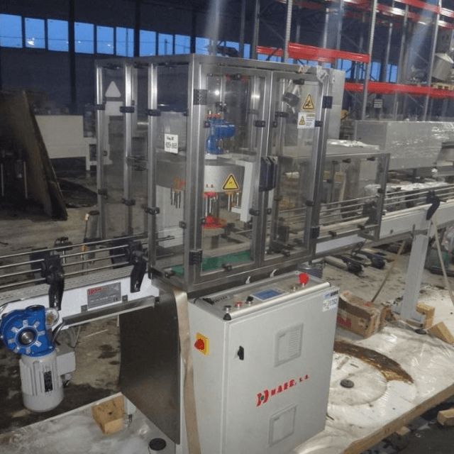 Станок обрезания кромки горлышка бутылки инв.1752