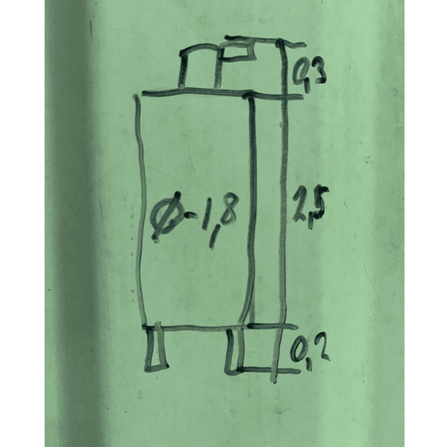 Стальная для глазури 4 куба инв.7871