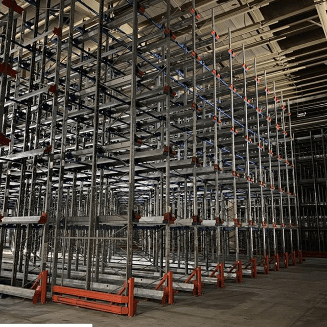 Стеллаж промышленный Пуш Бек ГТС