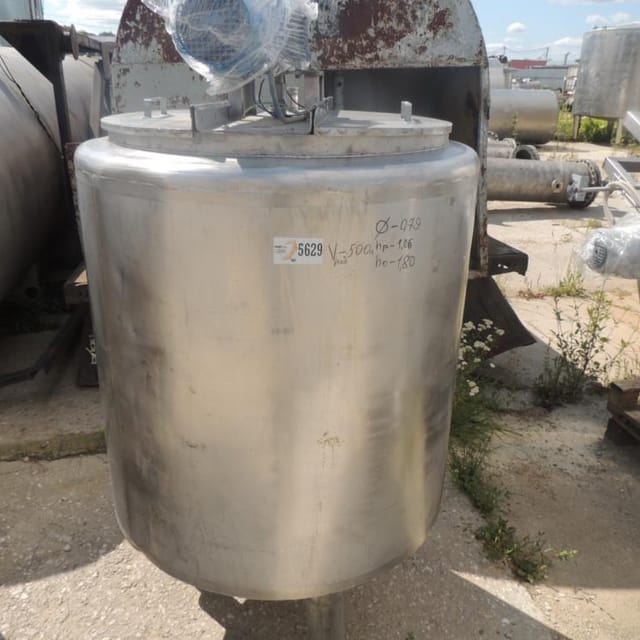 Емкость 500л с рубашкой, мешалкой инв.5629