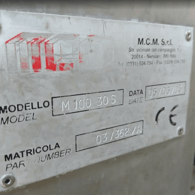 Горизонтальный упаковщик MCM M100 30S инв.3394