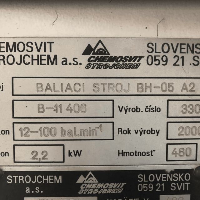 Горизонтальный упаковщик Chemosvit BH-07 W инв.6018