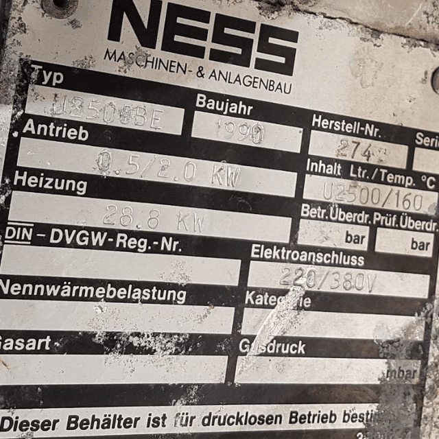 Термокамера Ness (Германия), однорамная инв.2605