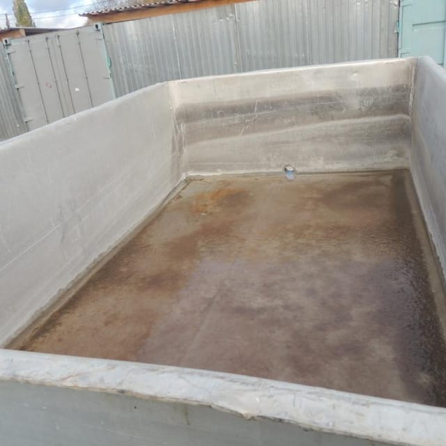 Ванна 1100л алюминий инв.3580