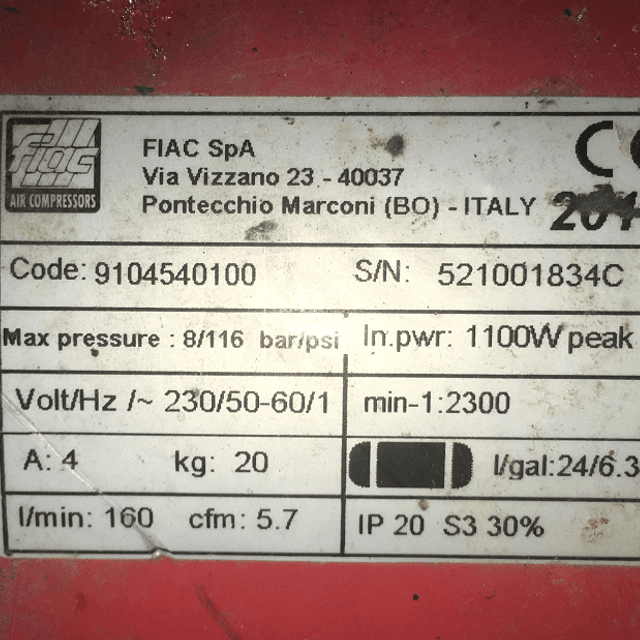 Компрессор малый инв.6225