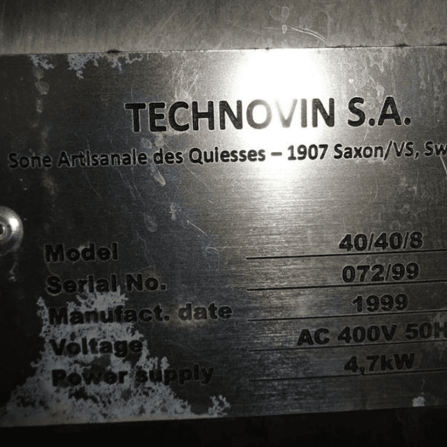 Моноблок розлива в стекло TECHNOVIN инв.4405