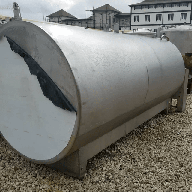 Танк-охладитель молока без установки охлаждения. 5000л инв.4462