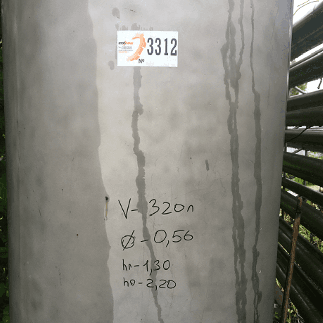 Теплообменник трубчатый  с буферным баком 320л инв.3312