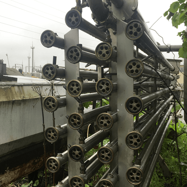 Теплообменник трубчатый  с буферным баком 320л инв.3312