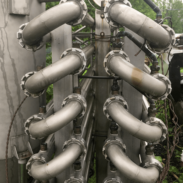 Теплообменник трубчатый  с буферным баком 320л инв.3312