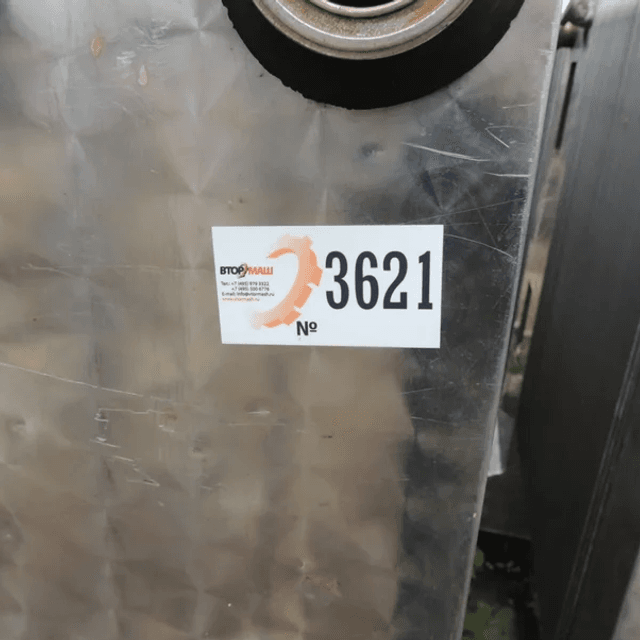 Теплообменник пластинчатый 10т, 4х секционный  инв.3621