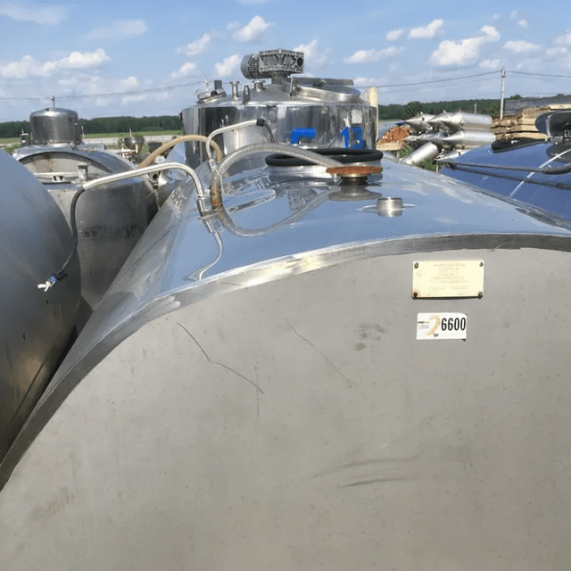 Танк-охладитель РОЗ-5,0 5000л без холодильного агрегата инв.6600