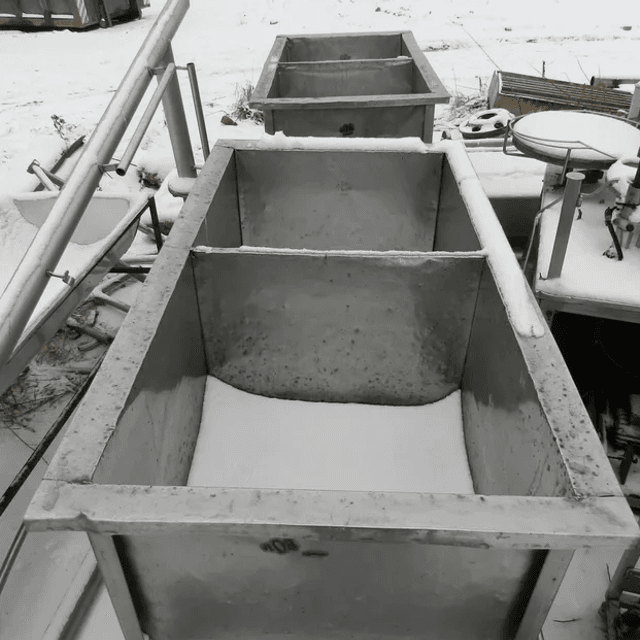 Мойка 2х секционная 160л инв.1009